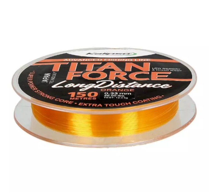 Леска KALIPSO Titan Force Long Distance OR 150m 0.35