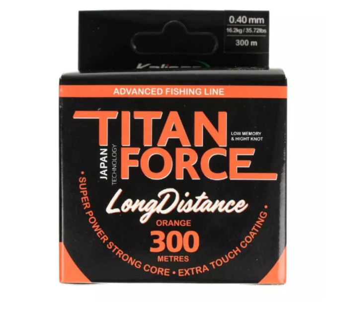 Леска KALIPSO Titan Force Long Distance OR 300m 0.40