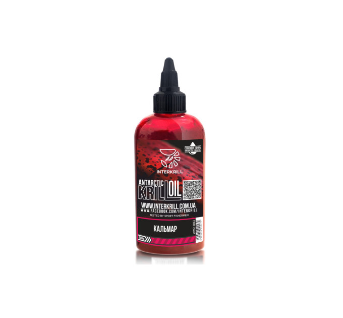 Крилевое масло Interkrill "KRILL OIL" Кальмар, 100 мл