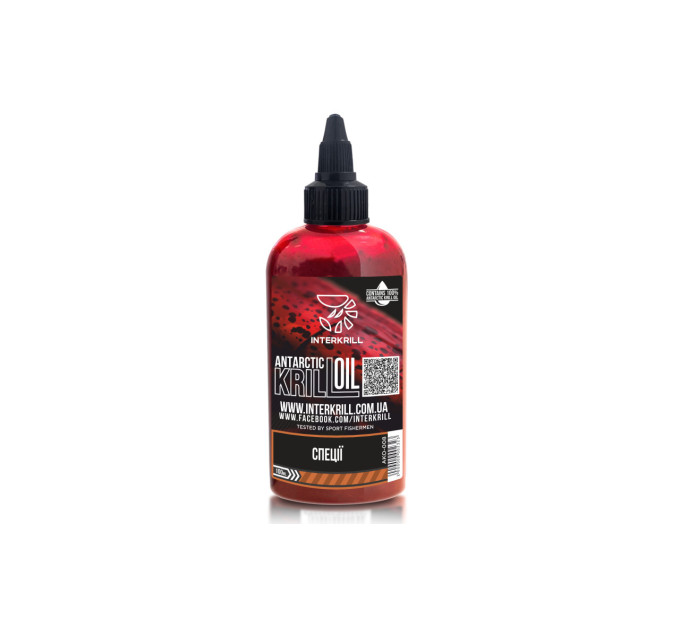 Крилевое масло Interkrill "KRILL OIL" Специи, 100 мл