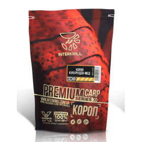 Прикормка Interkrill Премиум Карп-Кукуруза-Мед 1кг