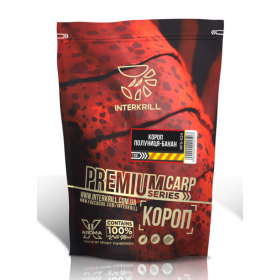 Прикормка Interkrill Премиум Карп-Клубника-Банан 1кг