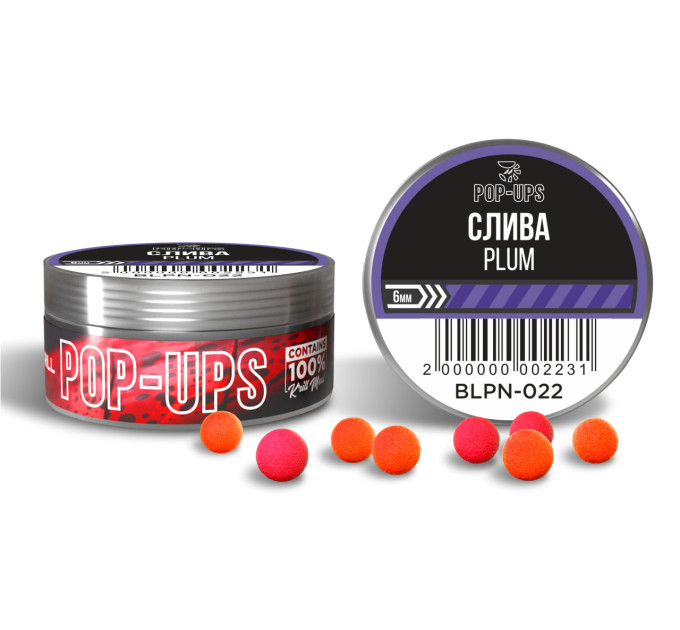 Interkrill POP-UP 6mm Plum/Слива, 15г