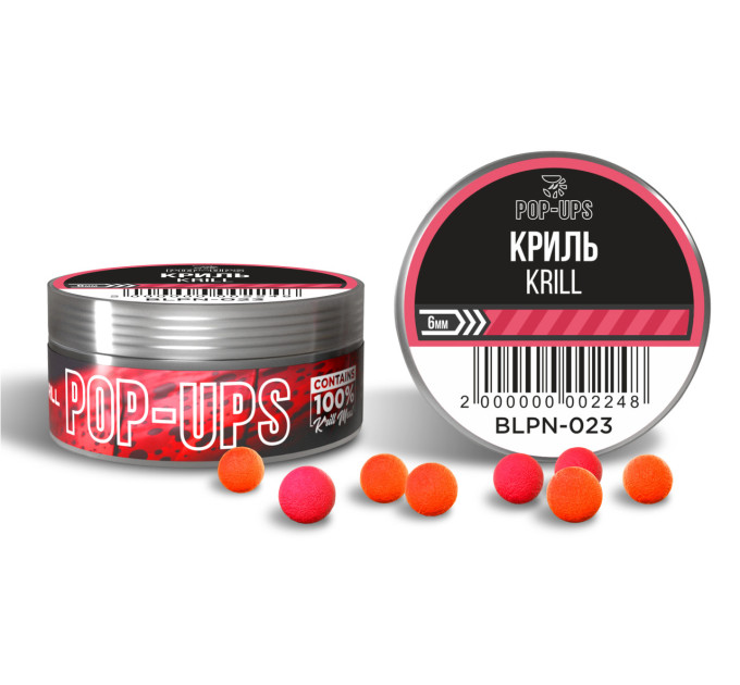 Interkrill POP-UP 6mm Krill/Кріль, 15г