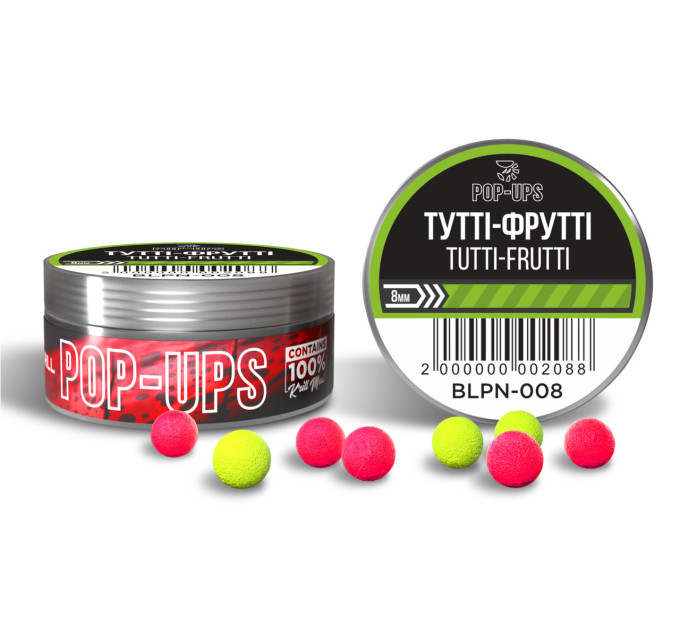 Interkrill POP-UP 8mm Tutti-Frutti/Тутті-Фрутті, 15г