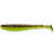 Силикон FishUp U-Shad 4" (8pcs.), #203 - Green Pumpkin/Flo Chartreuse (UV)