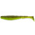 Силикон FishUp U-Shad 4" (8pcs.), #204 - Green Pumpkin/Chartreuse (UV)