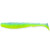 Силикон FishUp U-Shad 4" (8pcs.), #206 - Sky/Chartreuse (UV)