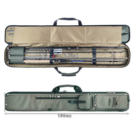 Чохол Проф Монтаж для вудилищ Carp&Feeder 4 Rods 150cм Чохол Проф Монтаж для вудилищ Carp&Feeder 4 Rods 150cм