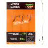 Готовый поводок Techno Carp Method 15lb Wide Gape Hook №10