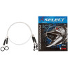 Поводок Select для жерлиці флюорокарбон 25см 12кг