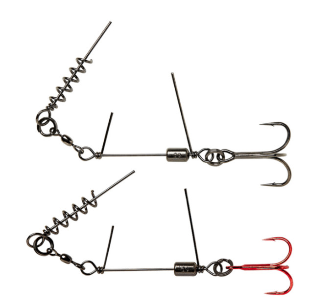 Оснащення Savage Gear SS Corkscrew Stinger 3G 1X #1 35kg Red + BN (2 шт/уп)