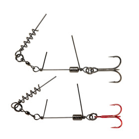 Оснащення Savage Gear SS Corkscrew Stinger 3G 1X #1/0 35kg Red + BN (2 шт/уп)