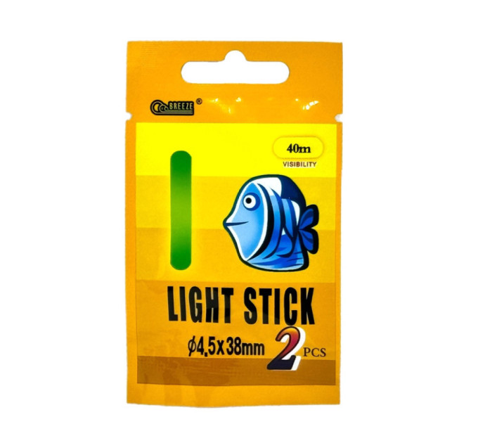 Светлячки Ocean Sun Breeze 4.5x37 мм (2 шт/уп) Or, уп 50 шт