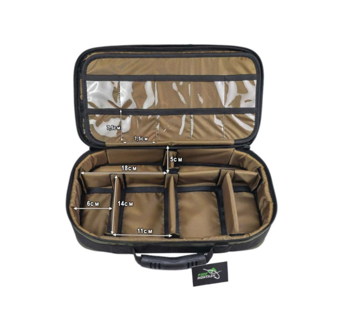 Сумка Проф Монтаж з повідочницею Multi-Bag FFC для аксесуарів та годівниць