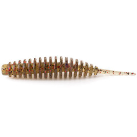 Силикон FishUp Tanta 1.3" (10pcs.), #045 - Green Pumpkin/Red & Black