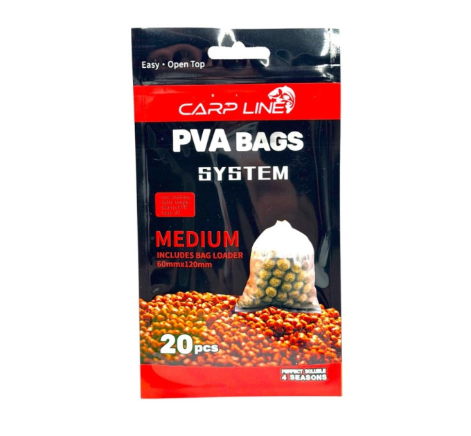 PVA Bag Carp Line 60x120mm 20шт з лопаткою