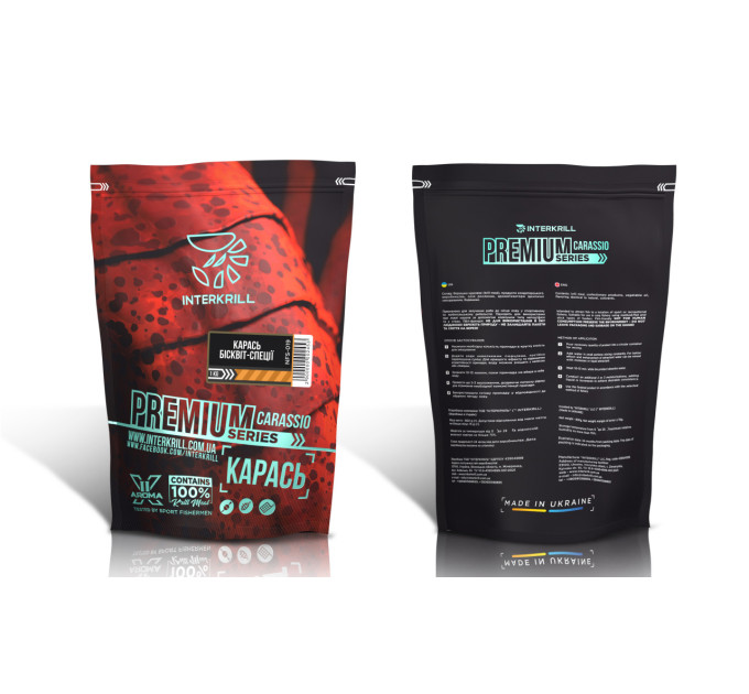 Прикормка Interkrill Премиум Карась-Бисквит-Специи 1кг