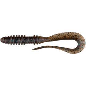 Силикон Keitech Mad Wag Slim 4.5" (9 шт/уп) ц:207 Green Pumpkin PP. FLK