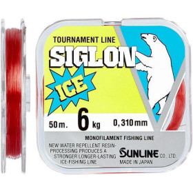 Леска зимняя SUNLINE Siglon F ICE 50m #0.6 0.128mm 1.0kg