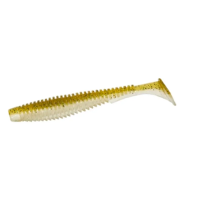Силикон FishUp U-Shad 4" (8pcs.), #202 - Green Pumpkin/Pear