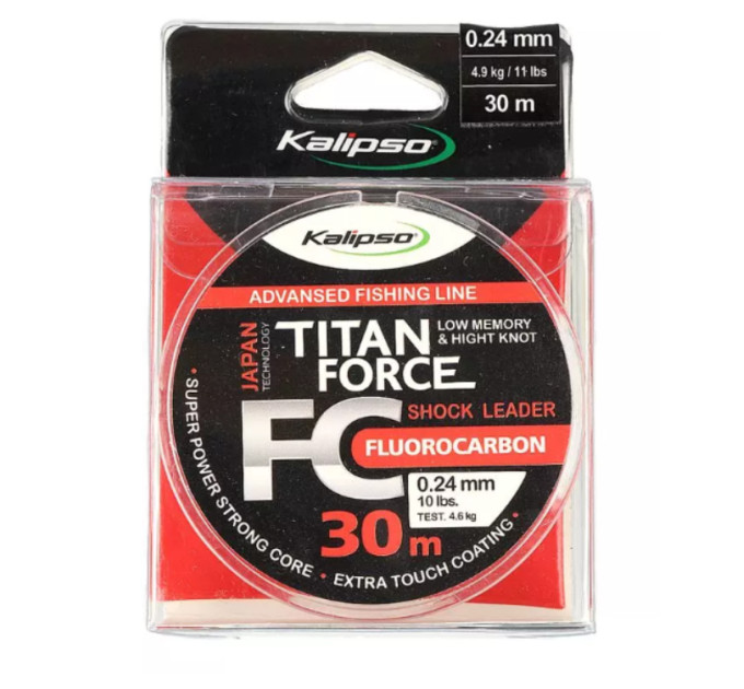 Флюорокарбон KALIPSO Titan Force FC Leader 30m 0.30