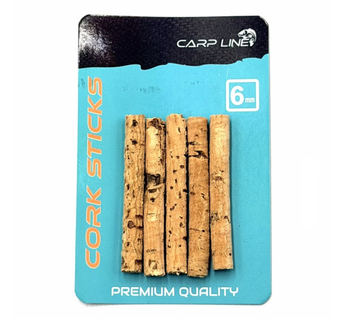 Палички коркові Carp Line Cork Sticks 6mm 5pcs