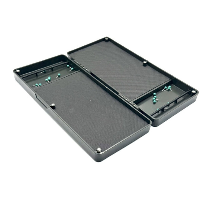 Поводочница Carp Line Carp Fishing Box двухсторонняя с иглами 270x120x40mm