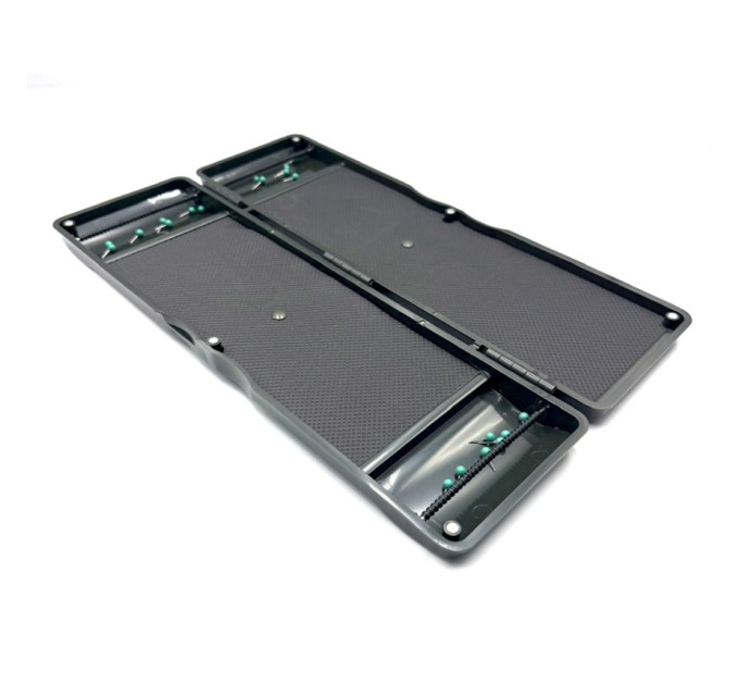Поводочниця Carp Line Rig Box двостороння з голками 345x107x35mm
