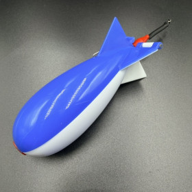 Ракета для прикормки SPOMB M бело-синий, соединение - металлический штырь