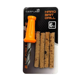 Сверло с пробковыми палочками Carp Line Bait Drill & Corks 6мм