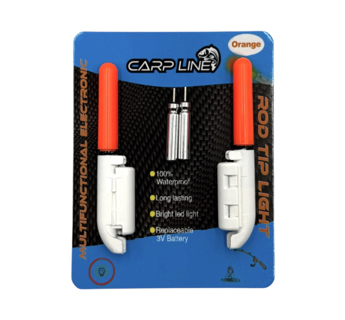 Сигналізатор клювання на вудилище Carp Line Bite Alarm 2pcs Orange