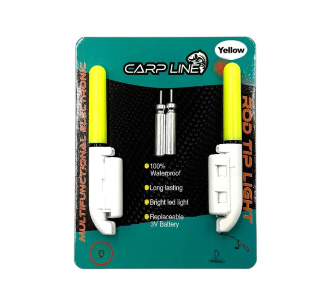 Сигналізатор клювання на вудилище Carp Line Bite Alarm 2pcs Yellow