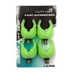 Держатель удилища Carp Line Butt Rest Large Green 4pcs