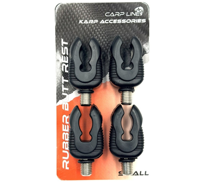 Тримач вудилища Carp Line Butt Rest Small Black 4pcs