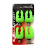 Тримач вудилища Carp Line Butt Rest Small Green 4pcs