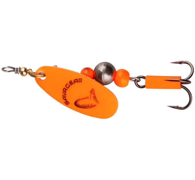 Блесна Savage Gear Caviar Spinner #4 14g 06-Fluo Orange