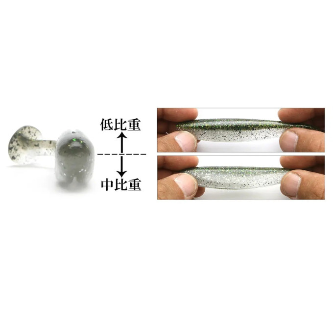 Силікон Keitech Easy Shiner 4" (7 шт/уп) #422 Sight Flash