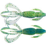 Силикон Keitech Crazy Flapper 2.4" (10 шт/уп) ц:ea#17 midnight chart back