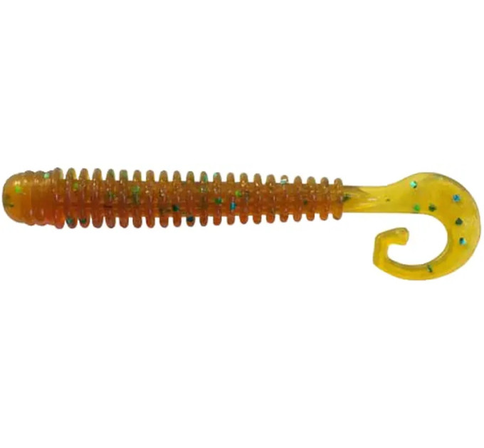 Силікон Reins G-Tail Saturn Micro 566 Motor Oil Green Flake (20шт/уп)