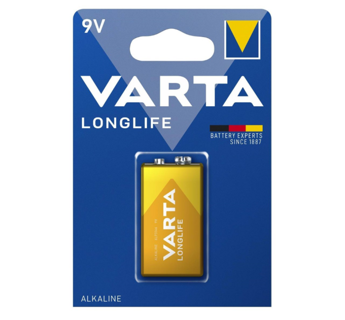 Батарейки Varta Longlife 9V/6LR61 / Alkaline