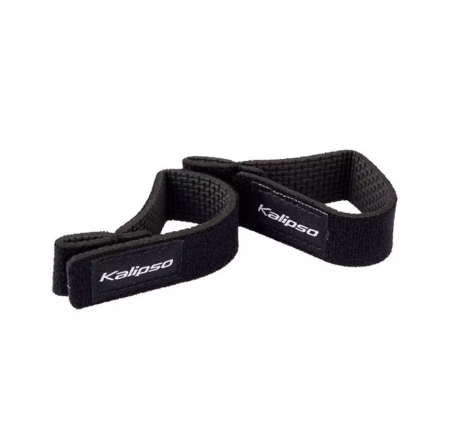 Стяжки для удилища Kalipso Rod Belt RB-01N black M (2шт)