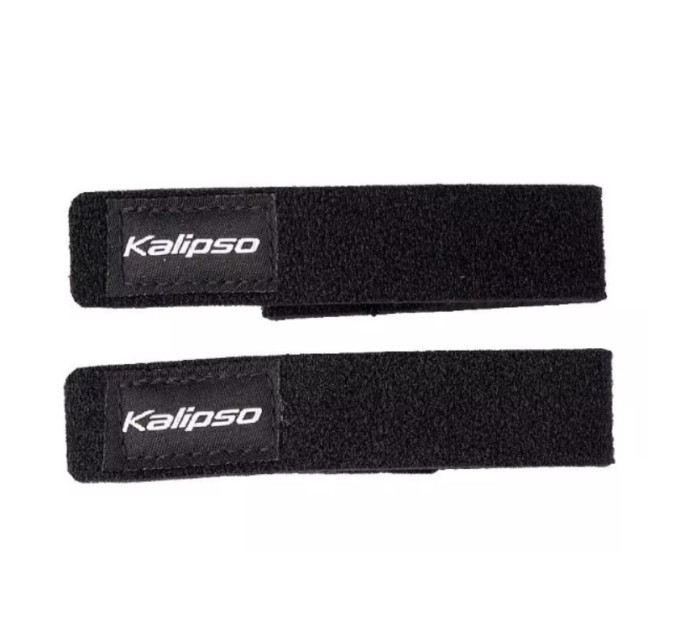 Стяжки для удилища Kalipso Rod Belt RB-01N black M (2шт)