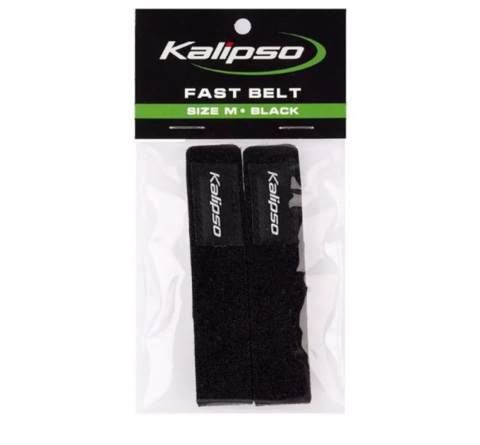 Стяжки для удилища Kalipso Rod Belt RB-01N black M (2шт)