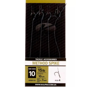 Поводок Kalipso Method spike 10cm №10 (4шт)