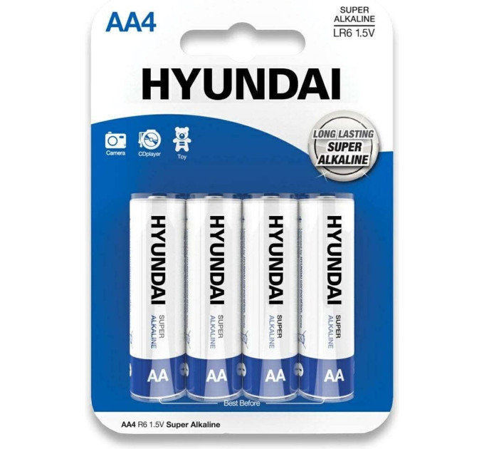 Батарейки Hyundai AA Super Alkaline