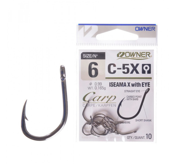 Гачок OWNER Iseama X With Eye C5X-53269 №08