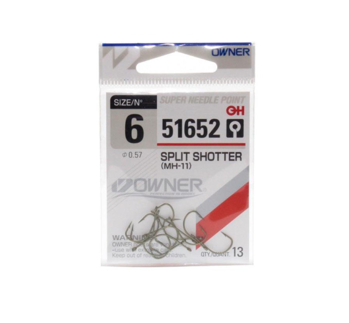 Гачок OWNER Split Shotter №12 51652-12