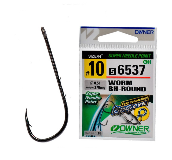 Гачок OWNER Worm Bh-Round №04 56537-04