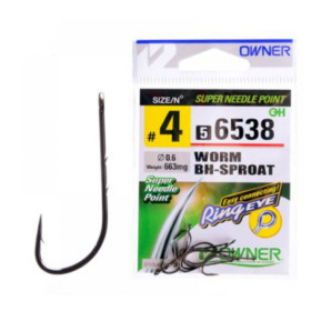 Гачок OWNER Worm Bh-Sproat №08 56538-08